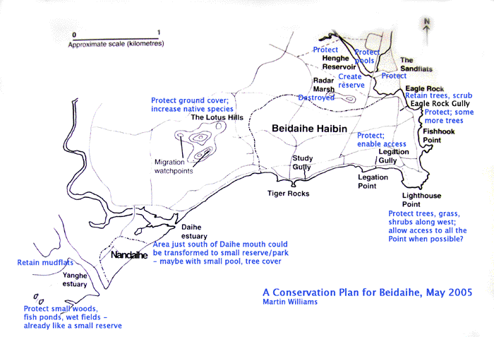 beidaihe map w birding sites