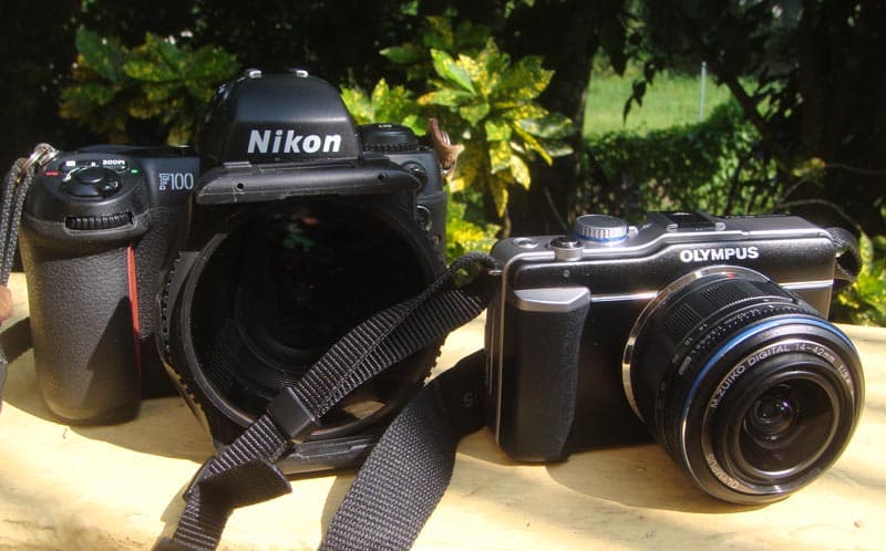 nikon and olympus