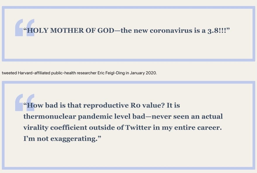 “Alarmist” Covid predictions outperform Covid deniers’ soothsaying￼