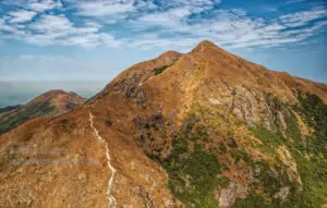 Lantau Peak from above Dog Tooth Ridge