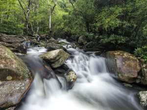 Cascade above Chung Mei, near Bride's Pool, Hong Kong photography art print