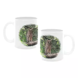 Brown Fish Owl HK by DocMartin Mug (11 OZ)