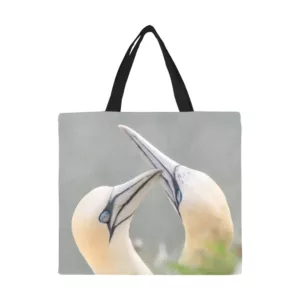 Gannets greeting Canvas Tote Bag (Large)